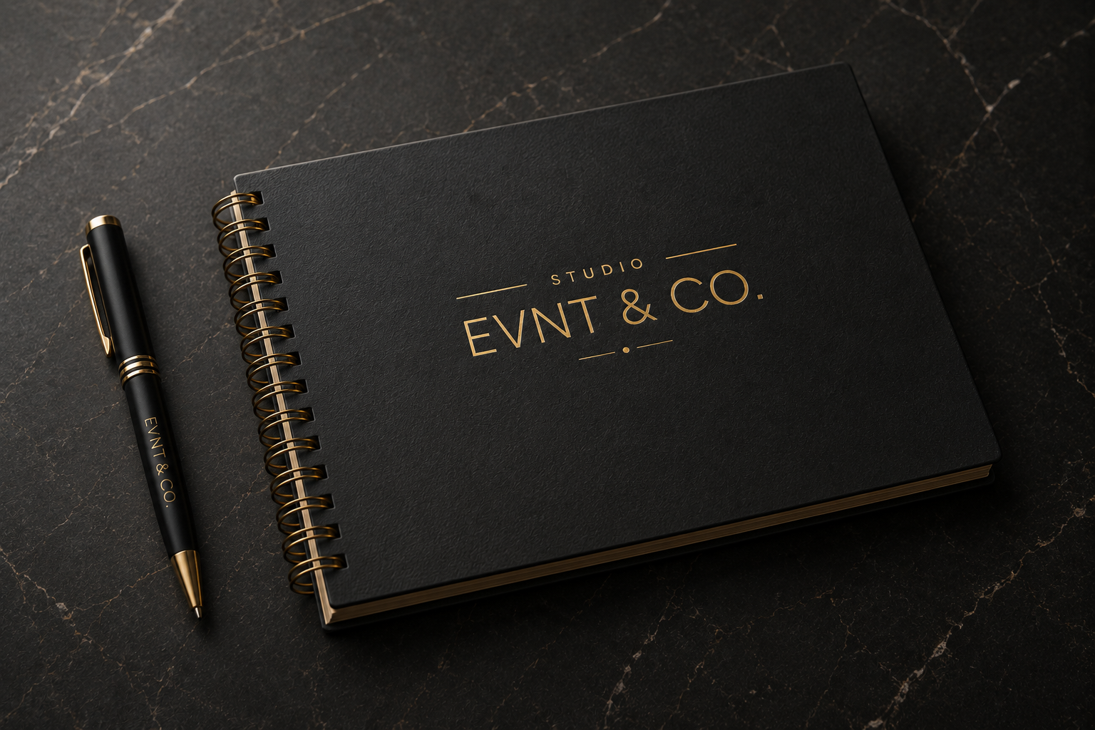 Studio EVNT & Co. strategic planning notebook